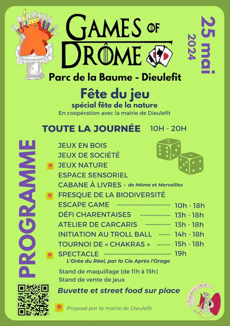 Affiche officielle Games of Drôme 2024
