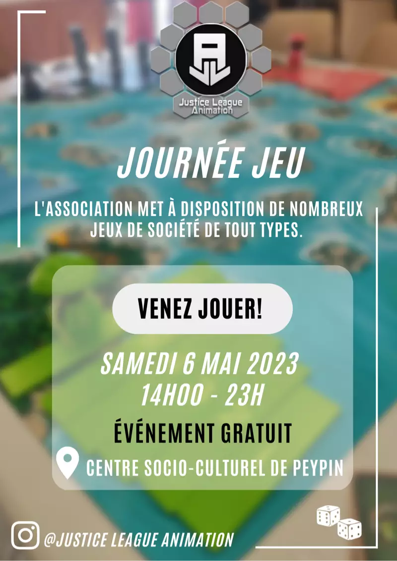Affiche officielle Festival : Journée Jeu JLA 2023