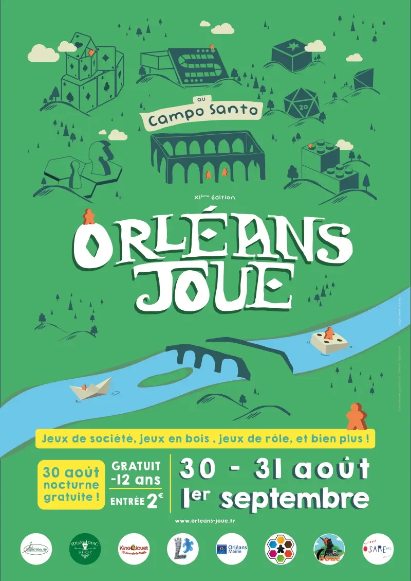 Affiche officielle Orléans joue 2024
