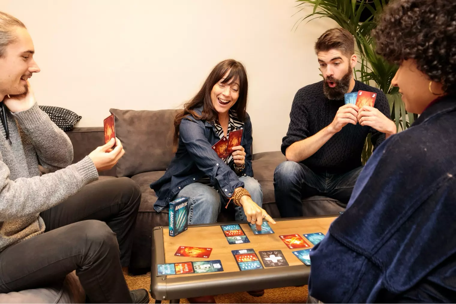 Ange, Charlène, Yoann et Camille toujours très pros !