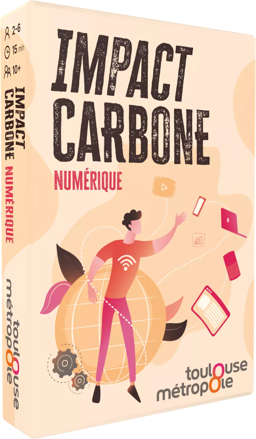 Boîte 3D de Impact Carbone