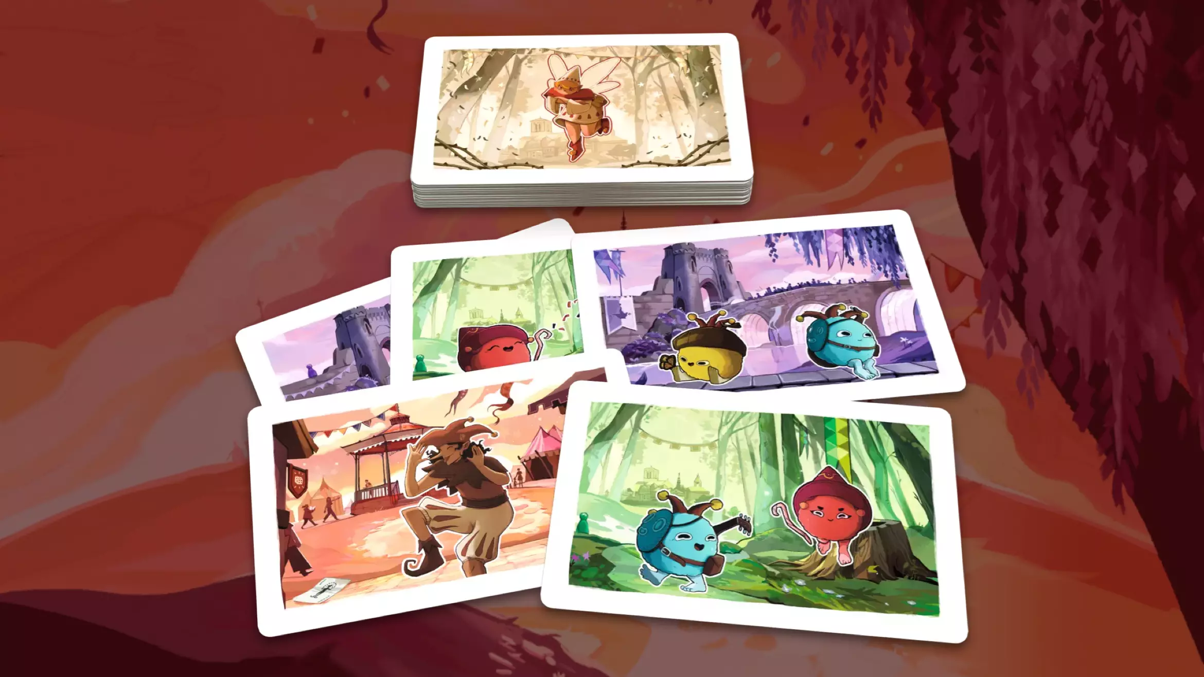 Cards of the game Oyez, oyez !