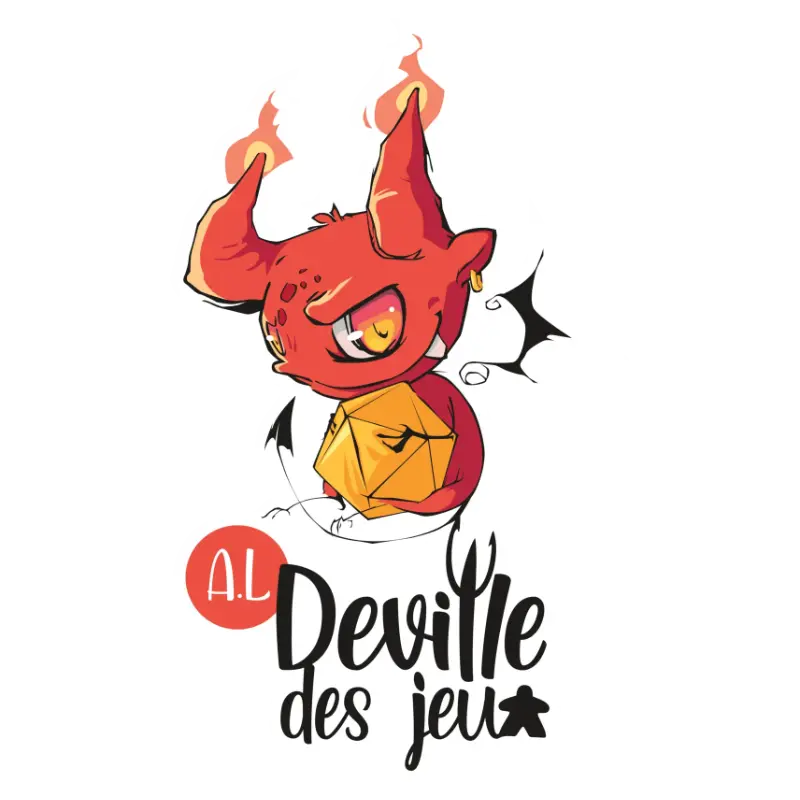 Logo AL Déville des Jeux, gaming club, France