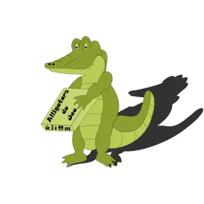 Logo Alligators du jeu, ludothèque, France