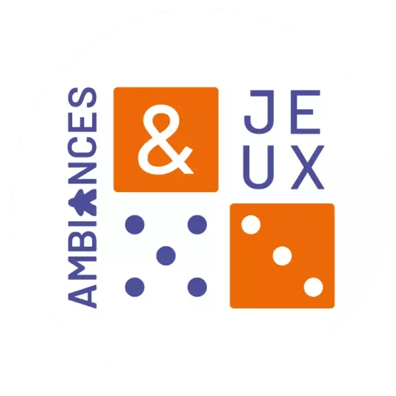 Logo Ambiances & Jeux, gaming club, France