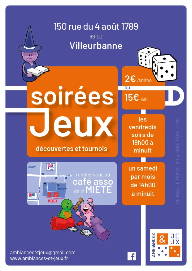 Photo organisation Ambiances & Jeux, gaming club, France