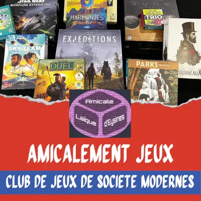 Logo Amicalement jeux, club de jeux, France