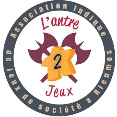 Logo L'Antre 2 jeux, association de jeux de sociÃ©tÃ©, France
