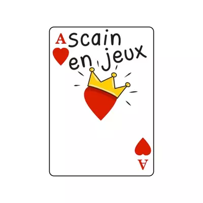 Logo Ascain en jeux, association de jeux de sociÃ©tÃ©, France
