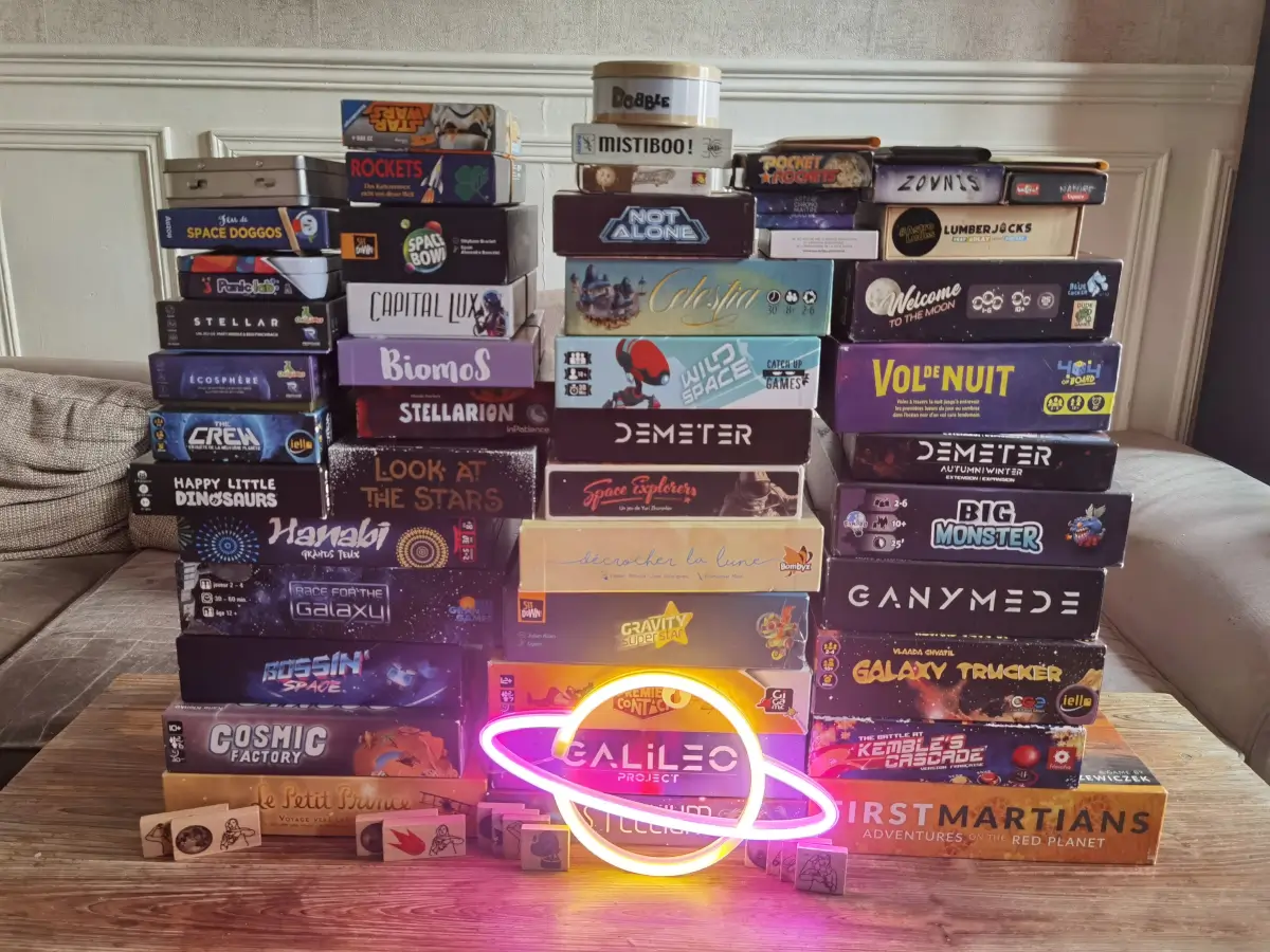 Photo organisation AstroLudes, club de jeux, France