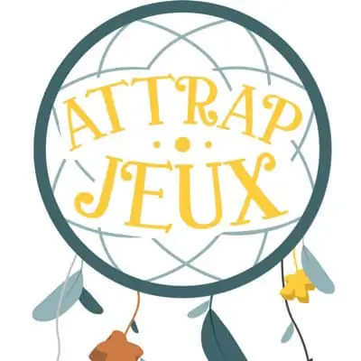 Logo Attrap' Jeux, association de jeux de sociÃ©tÃ©, France