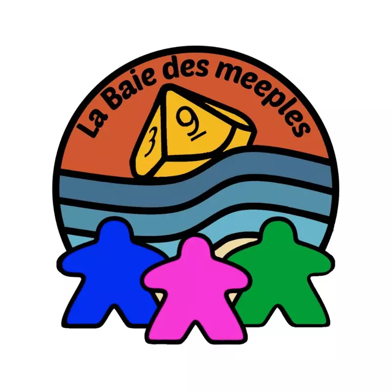 Logo La Baie des Meeples, club de jeux, France