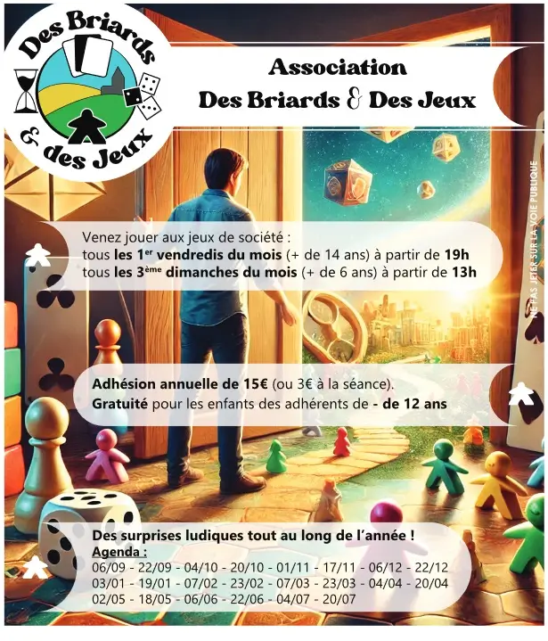 Photo organisation Des Briards & Des Jeux, club de jeux, France