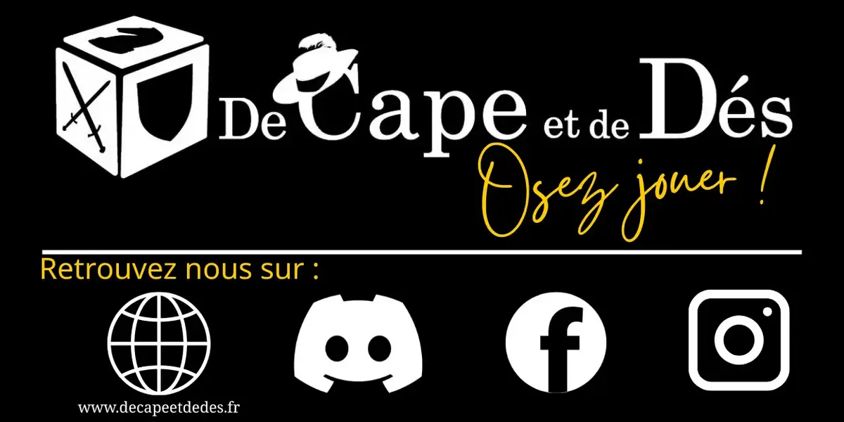 Photo organisation De Cape et de Dés, club de jeux, France