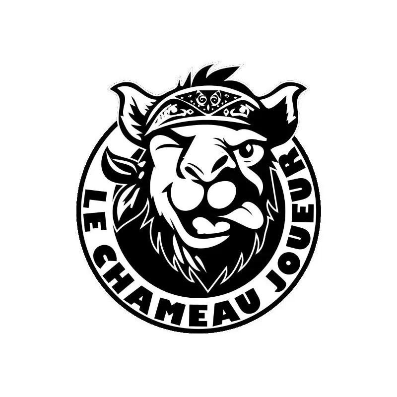 Logo Chameau joueur, club de jeux, France