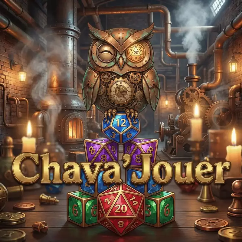 Logo Chava'Jouer, association ludique, France