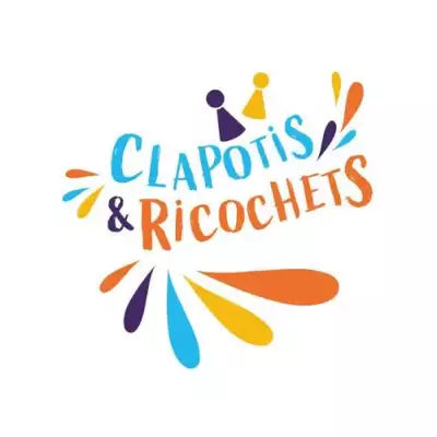 Logo Clapotis & Ricochets, ludothèque, France