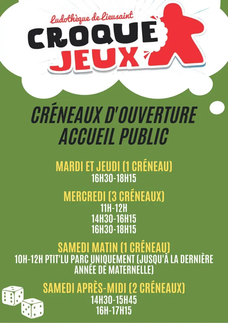 Photo organisation Ludothèque Croque Jeux, ludothèque, France