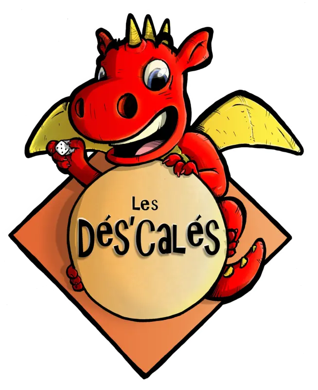 Logo Les Dés'Calés, gaming club, France
