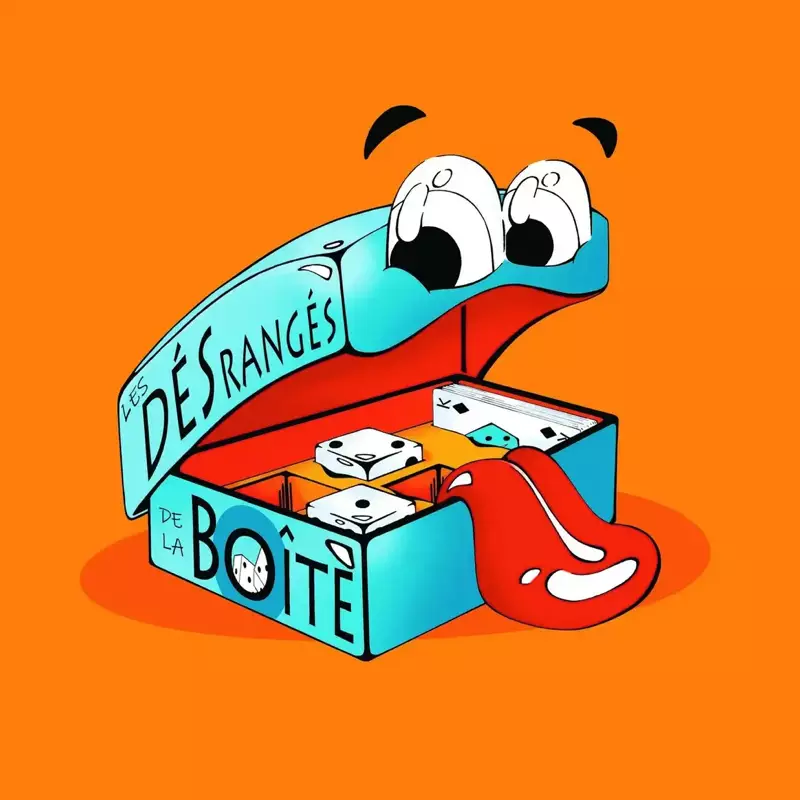 Logo Les dés rangés de la boîte, games library, France