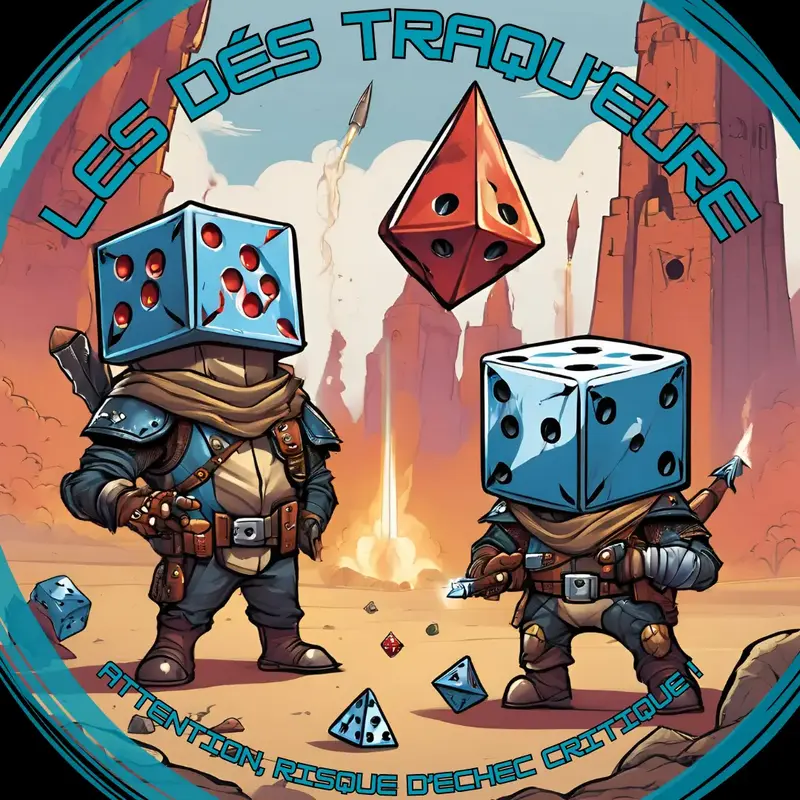 Logo Les Dés Traqu'Eure, club de jeux, France