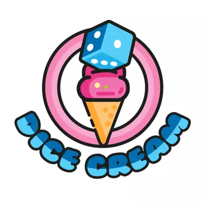 Logo Dice Cream, club de jeux, France