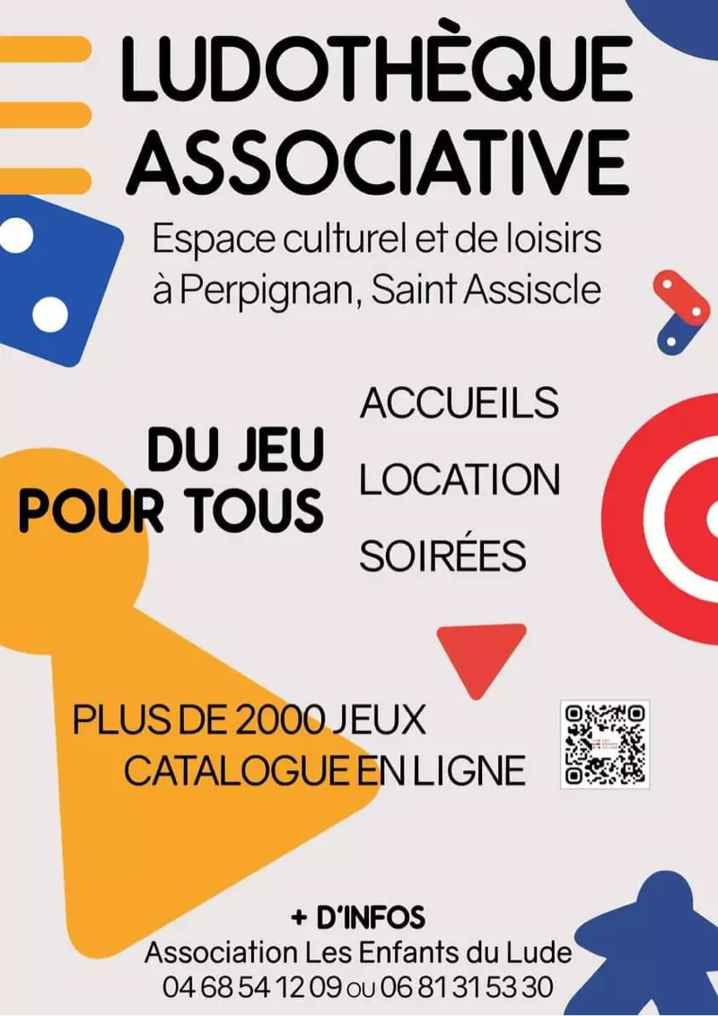 Photo organisation Les Enfants du Lude, ludothèque, France