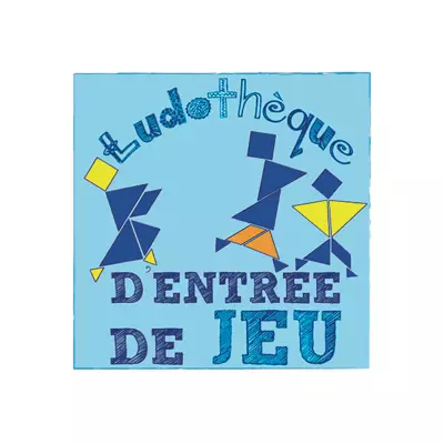 Logo D'entrée de jeu, ludothèque, France
