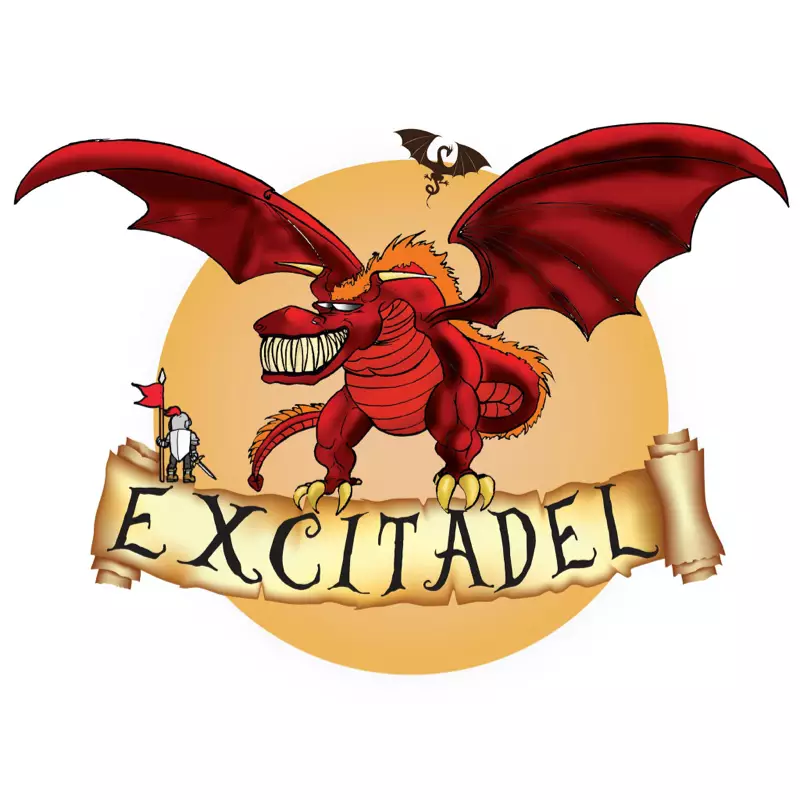 Logo Excitadel, club de jeux, France