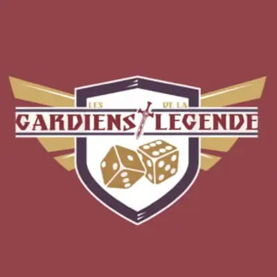 Logo Les Gardiens de la Légende, club de jeux, France