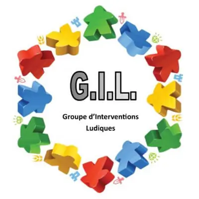 Logo GIL, Groupe d'interventions ludiques, association de jeux de sociÃ©tÃ©, France