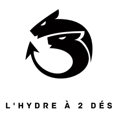 Logo L’Hydre à 2 dés, club de jeux, Belgique