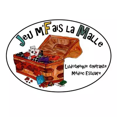 Logo Jeu m'fais la malle, ludothèque, France