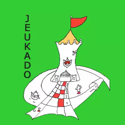 Logo Jeukado, ludothèque, France