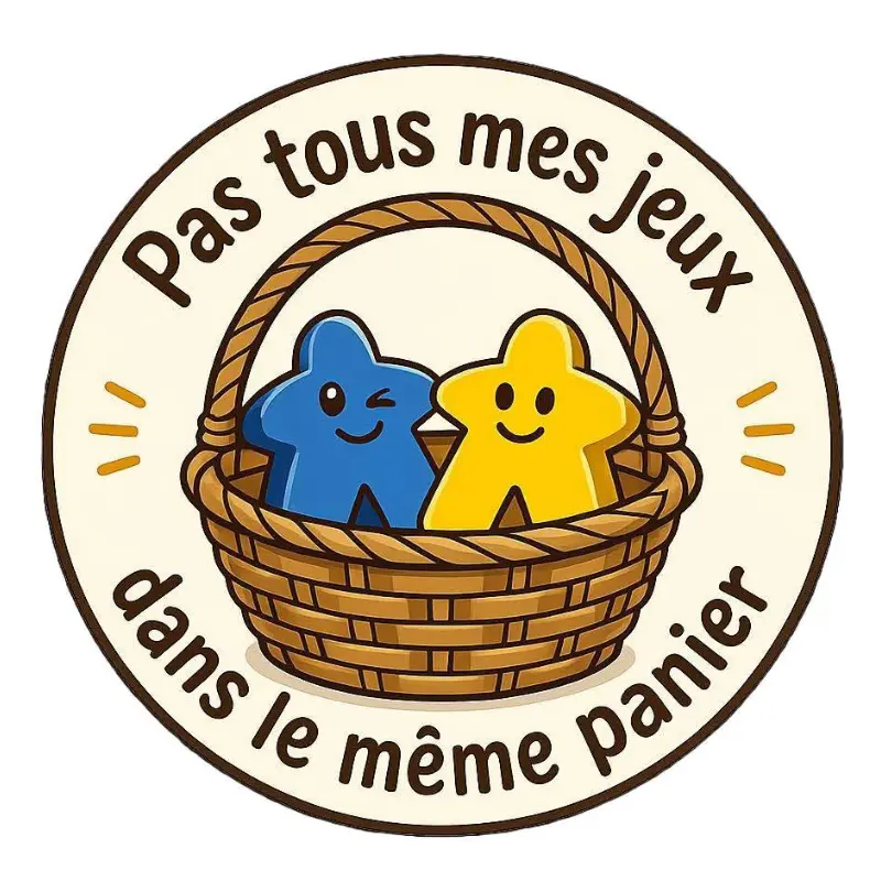 Logo Pas tous mes jeux dans le même panier, gaming club, France
