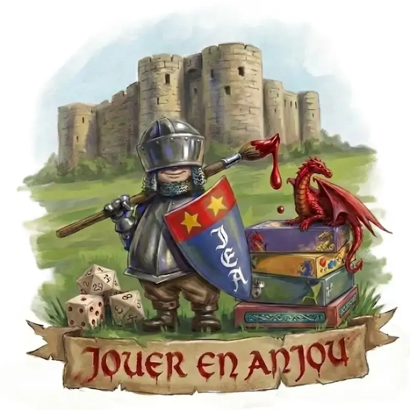 Logo Jouer En Anjou, club de jeux, France