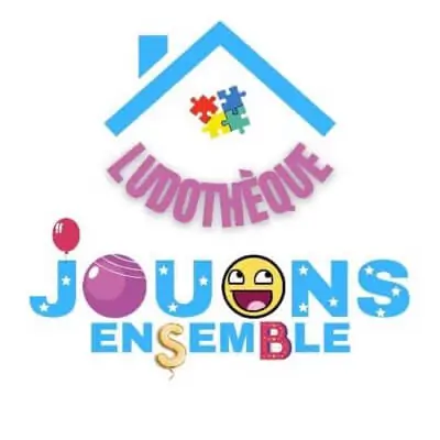 Logo Jouons Ensemble, ludothèque, France