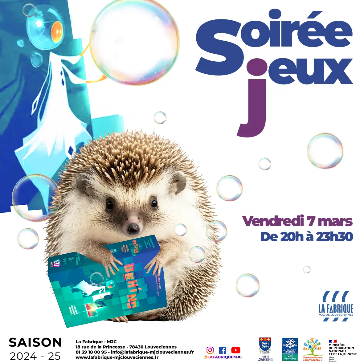 Photo organisation La Fabrique - MJC de Louveciennes, club de jeux, France