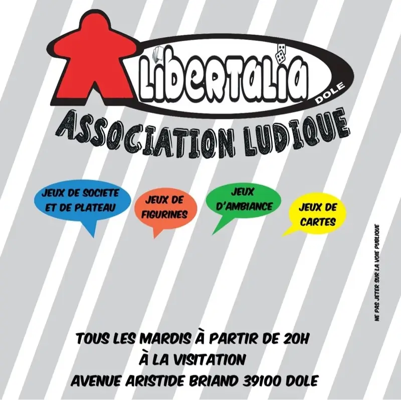 Photo organisation Libertalia, club de jeux, France
