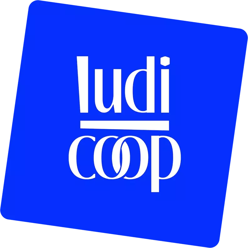 Logo Ludicoop, gaming association, France