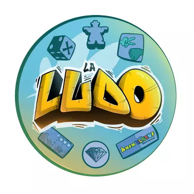 Logo LudothÃ¨que Anim'Elbeuf, association de jeux de sociÃ©tÃ©, France