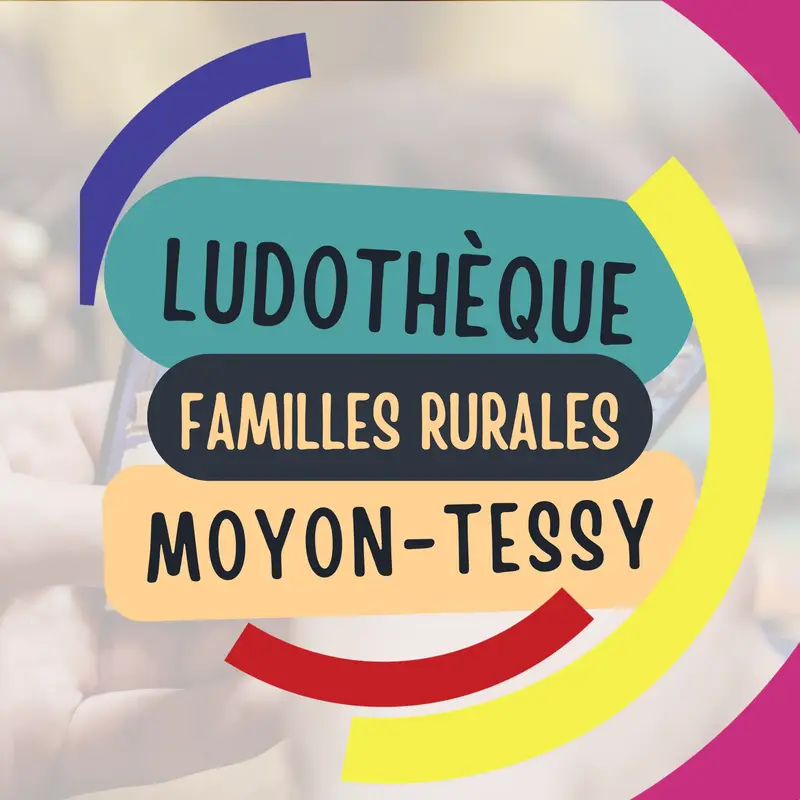 Logo Ludothèque Familles Rurales Moyon-Tessy, games library, France