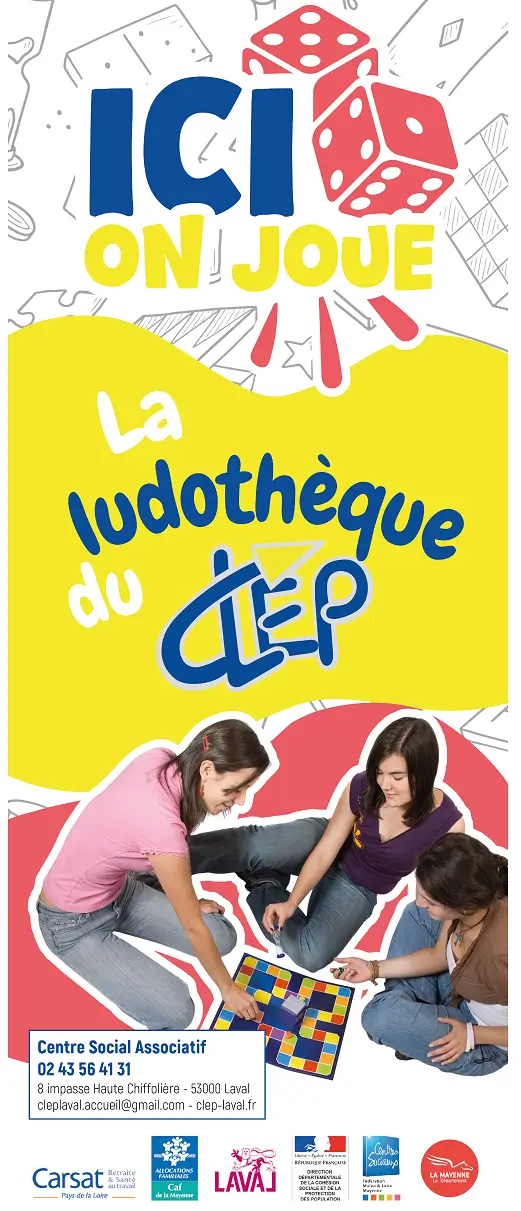 Photo organisation La Ludothèque du CLEP, games library, France