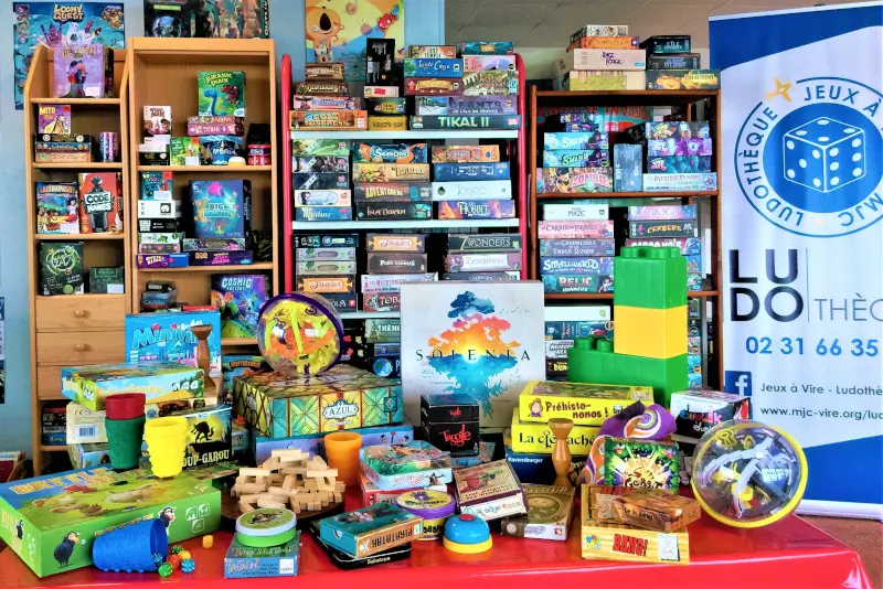 Photo organisation Jeux à Vire, MJC Vire, ludothèque, France