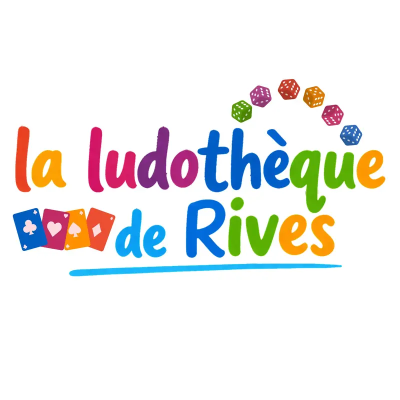 Logo Ludothèque de Rives, games library, France