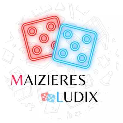 Logo MaiziÃ¨res Ludix, association de jeux de sociÃ©tÃ©, France