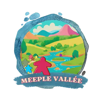 Logo Meeple Vallée, club de jeux, France