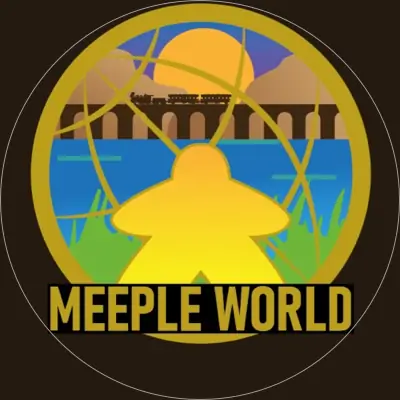 Logo Meeple World, club de jeux, France