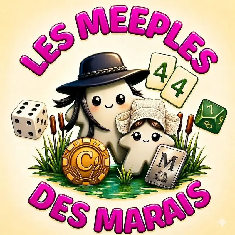 Logo Les meeples des marais, gaming association, France