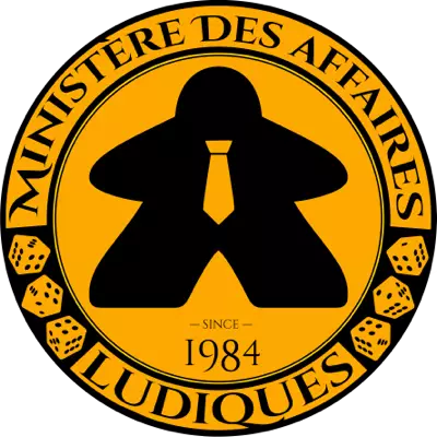 Logo Ministère des affaires ludiques du sud Aveyron, ludothèque, France